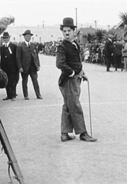 The Debut of the Tramp in Auto Races in Venice (1914)