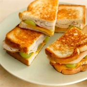 Chicken Cheddar Grape Toastie