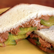 Peanut Butter and Pickle Sandwich