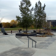 The Plaza Skatepark at the Forks