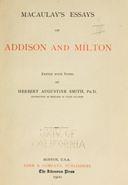 Essay on Addison (Thomas Macaulay)