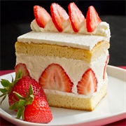 Strawberry Japanese Christmas Cake