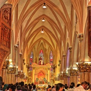 St. Mary's Basilica--Bangalore, India--Inside