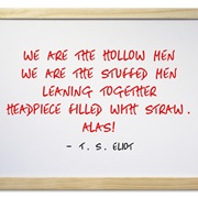 "The Hollow Men" by T. S. Eliot