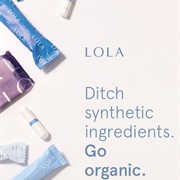 Organic Cotton Tampons Instead of Semi-Synthetic/Bleached Tampons