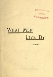 What Men Live by (Tolstoy)