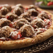 Meatballs Pizza