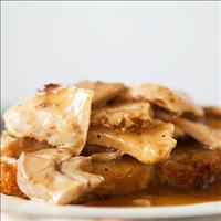 Open-Face Turkey Sandwich