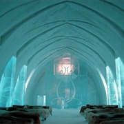 Stay at an Ice Hotel Overnight
