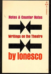 Notes and Counter Notes (Eugène Ionesco)