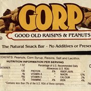 GORP Candy Bar