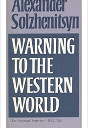 Warning to the West (Aleksandr Solzhenitsyn)