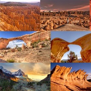 Utah Rock Formations - Zion, Bryce Canyon, Goblin Valley, Etc