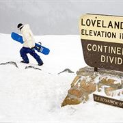 Hitchhike Loveland Pass for Backcounty Turns