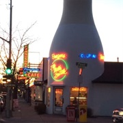 Mary Lou's Milk Bottle (Spokane, Washington)