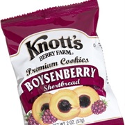 Knott's Berry Farm Boysenberry Shortbread Cookies