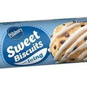 Chocolate Chip Pillsbury Sweet Biscuits With Icing