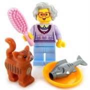 Crazy Cat Lady Lego