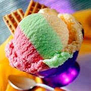 Rainbow Sherbet Ice Cream