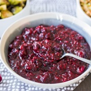 Cranberry Raspberry Chutney