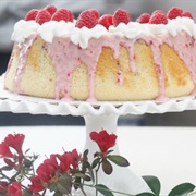 Raspberry Chiffon Cake