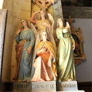 Bérenger Saunière's Church of St. Mary Magdalene, Rennes-Le-Chateau, France