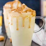 Homemade Salted Caramel Eggnog