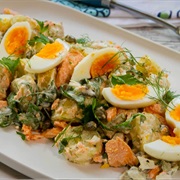 Russian Salmon Egg Salad