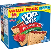 Pop-Tarts Unfrosted Strawberry