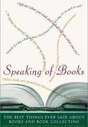 Speaking of Books