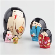Kokeshi Nesting Dolls