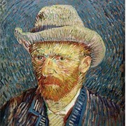 Self-Portrait With Grey Felt Hat - Van Gogh
