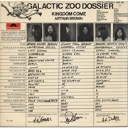 Arthur Brown's Kingdom Come - Galactic Zoo Dossier