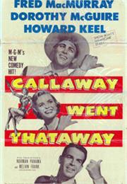 Callaway Went Thataway (Frank & Panama)