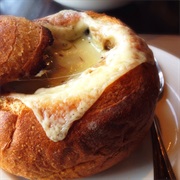 French Onion Soup Bread Bowl