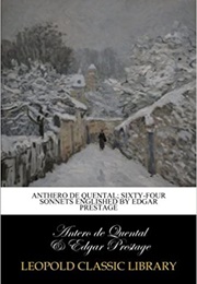 Sonnets and Poems of Anthero De Qunetal (Anthero De Quental)