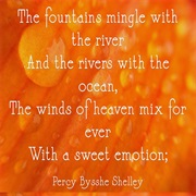 "Love's Philosophy" by Percy Bysshe Shelley