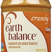 Earth Balance Crunchy Peanut Butter and Flaxseed