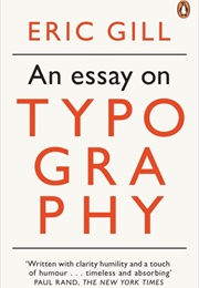An Essay on Typography (Eric Gill)