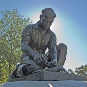 Maine Lobsterman Statue