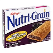 Blackberry Cereal Bars