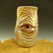 Hand Blown Glass Elephant Eye