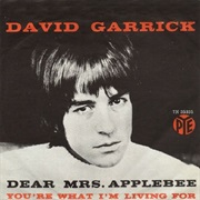 Dear Mrs Applebee .. David Garrick
