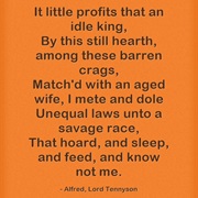 "Ulysses" by Alfred, Lord Tennyson