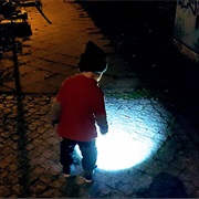 Go for a Night Walk With Flashlights