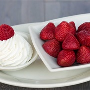 Bowl of Fresh Strawberries