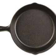 A Seasoned Cast Iron Skillet