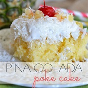 Pina Colada Poke Cake