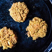 Quinoa and Turmeric Fritters