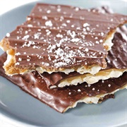 Chocolate Covered Matzah
